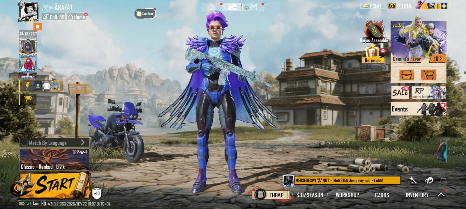 🔥 8 Years Old Premium PUBG Mobile ID For Sale | M416 Lv.7 | 251 Outfits | 125 E