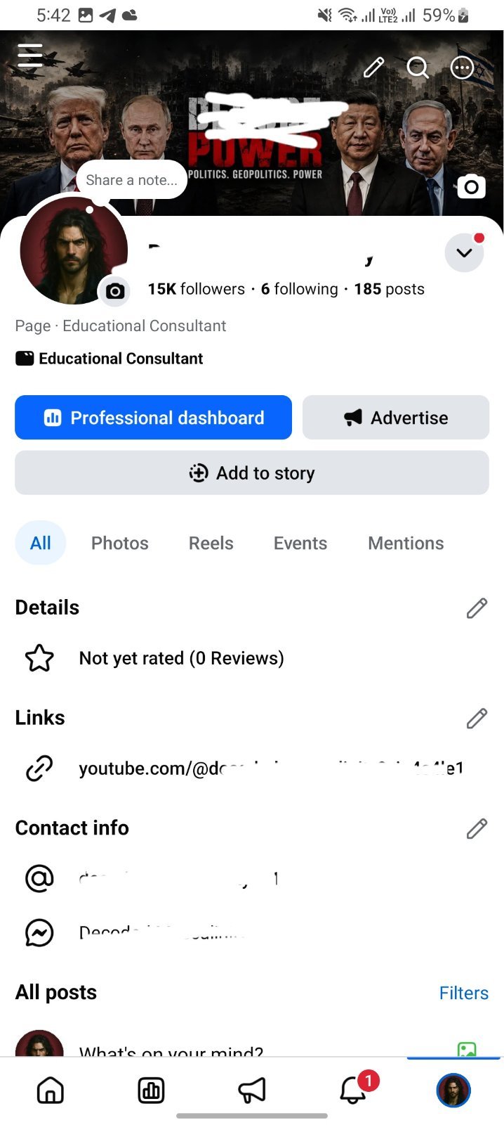 USA🇱🇷 -Content Monitaizetion Approved page