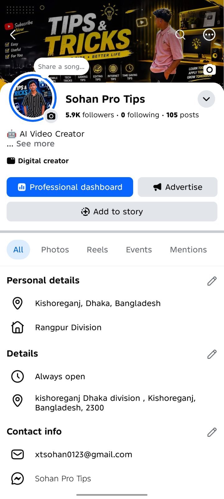 🚨 Facebook Page বিক্রি হবে! 🔥6k+ Followers |