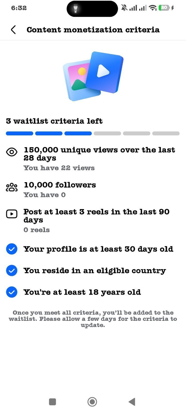 unlimited Content monetization criteria page sell