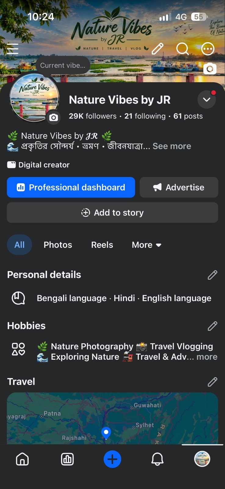Running viral page sell 29.9k followers
