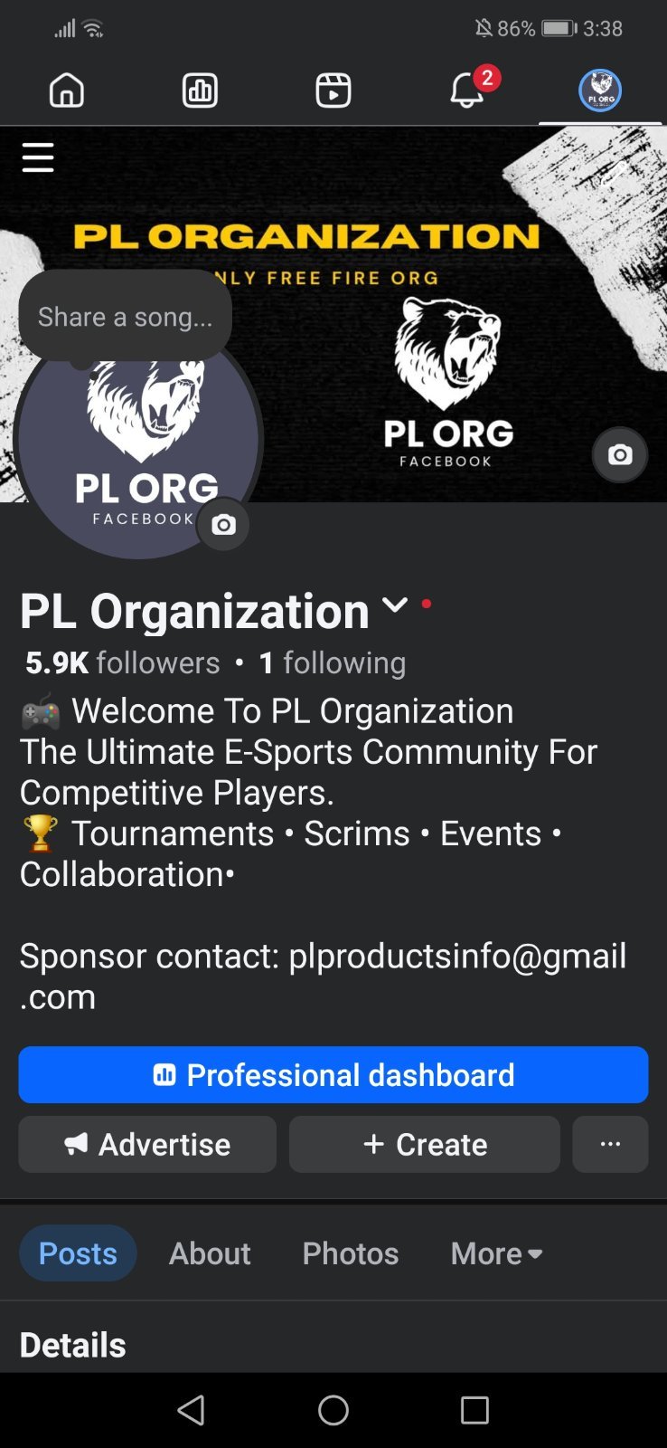5.9k follow er page