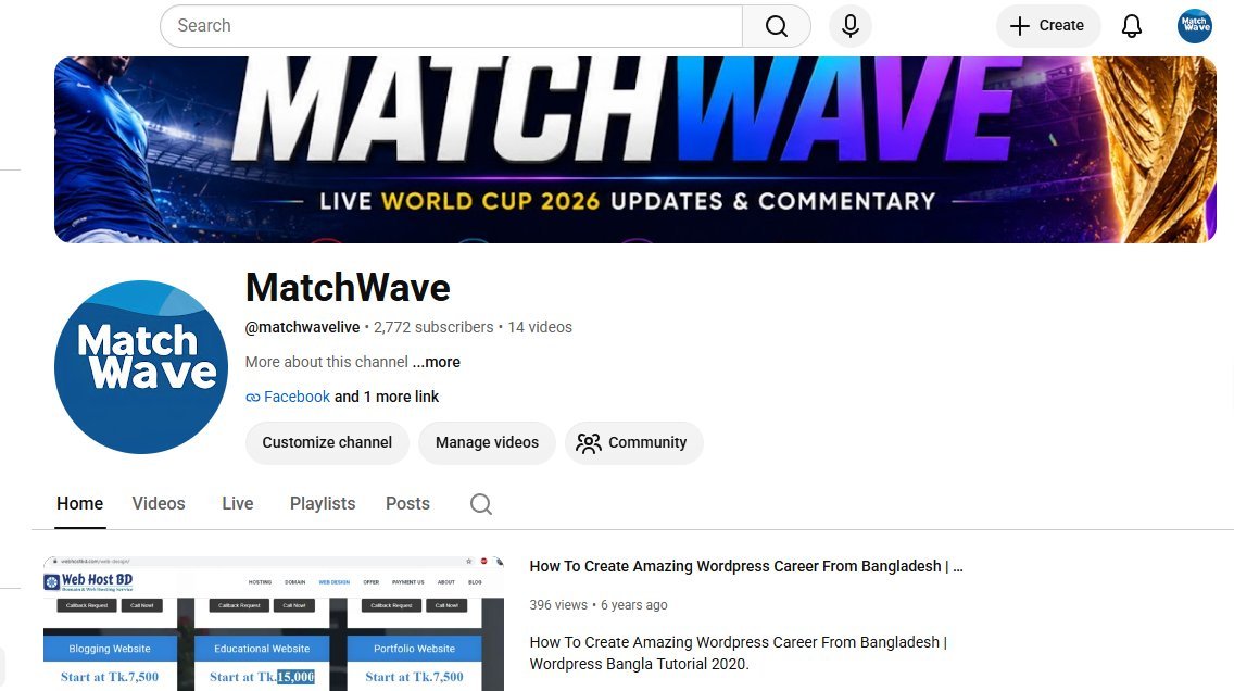 Youtube Channel - Sports Niche -2.7k Subscribers