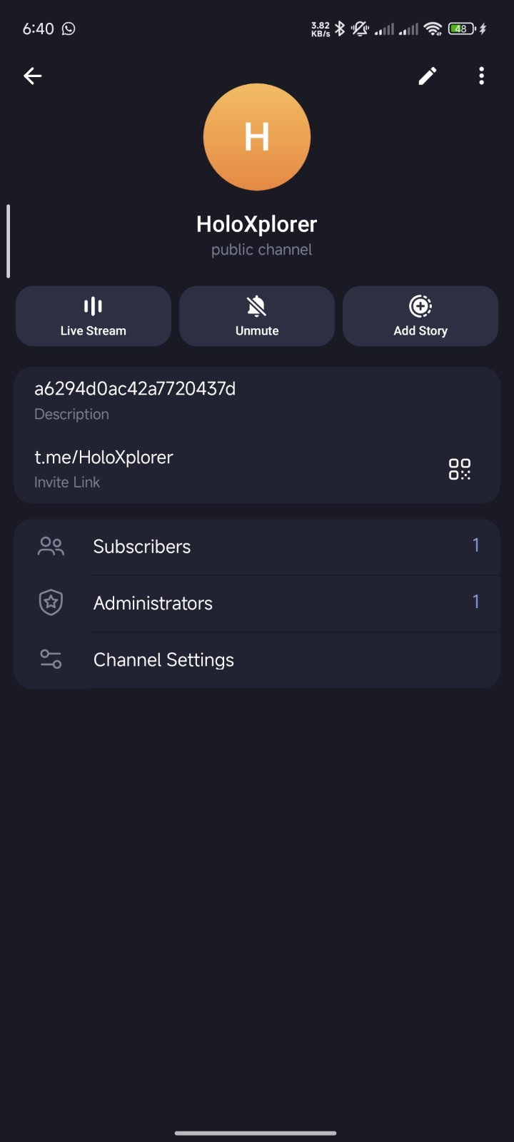 Old Telegram Channel