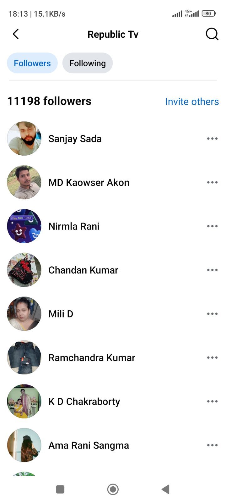 Facebook page