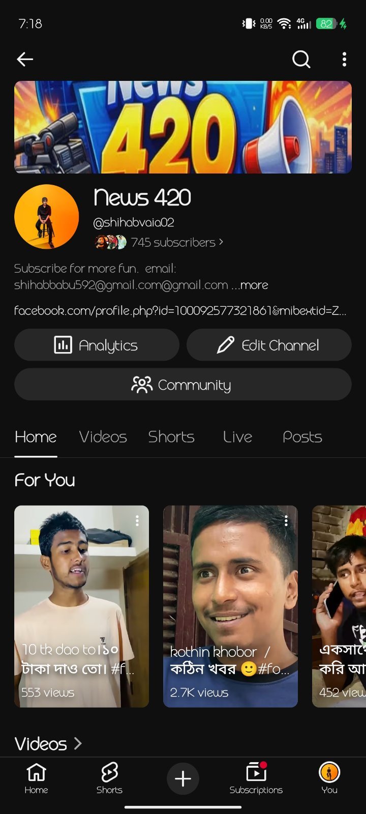 News 420 - 745 subscriber