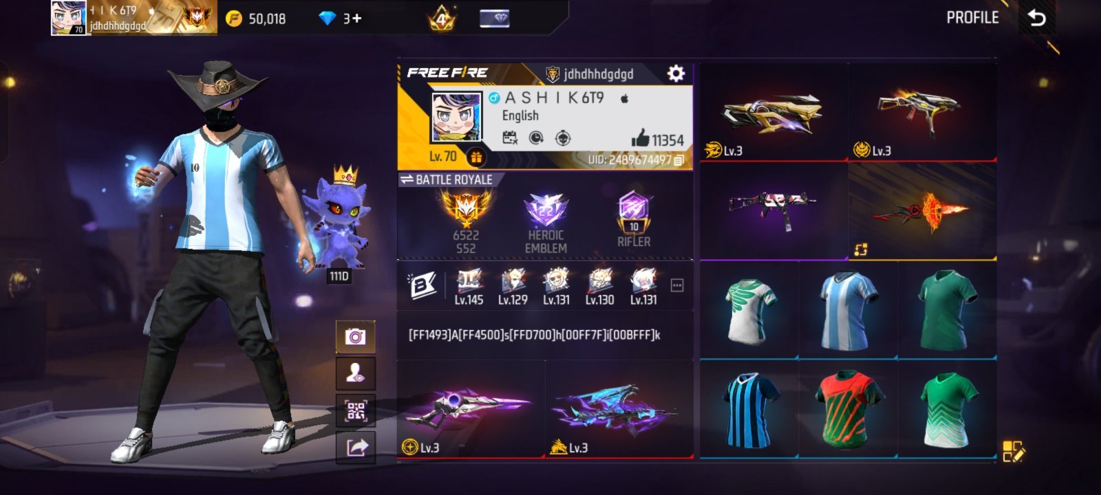 free fire id sell