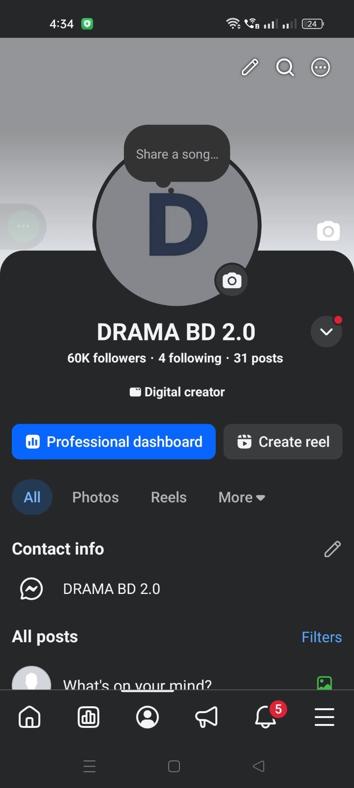 60k+Follower Page Full Fresh