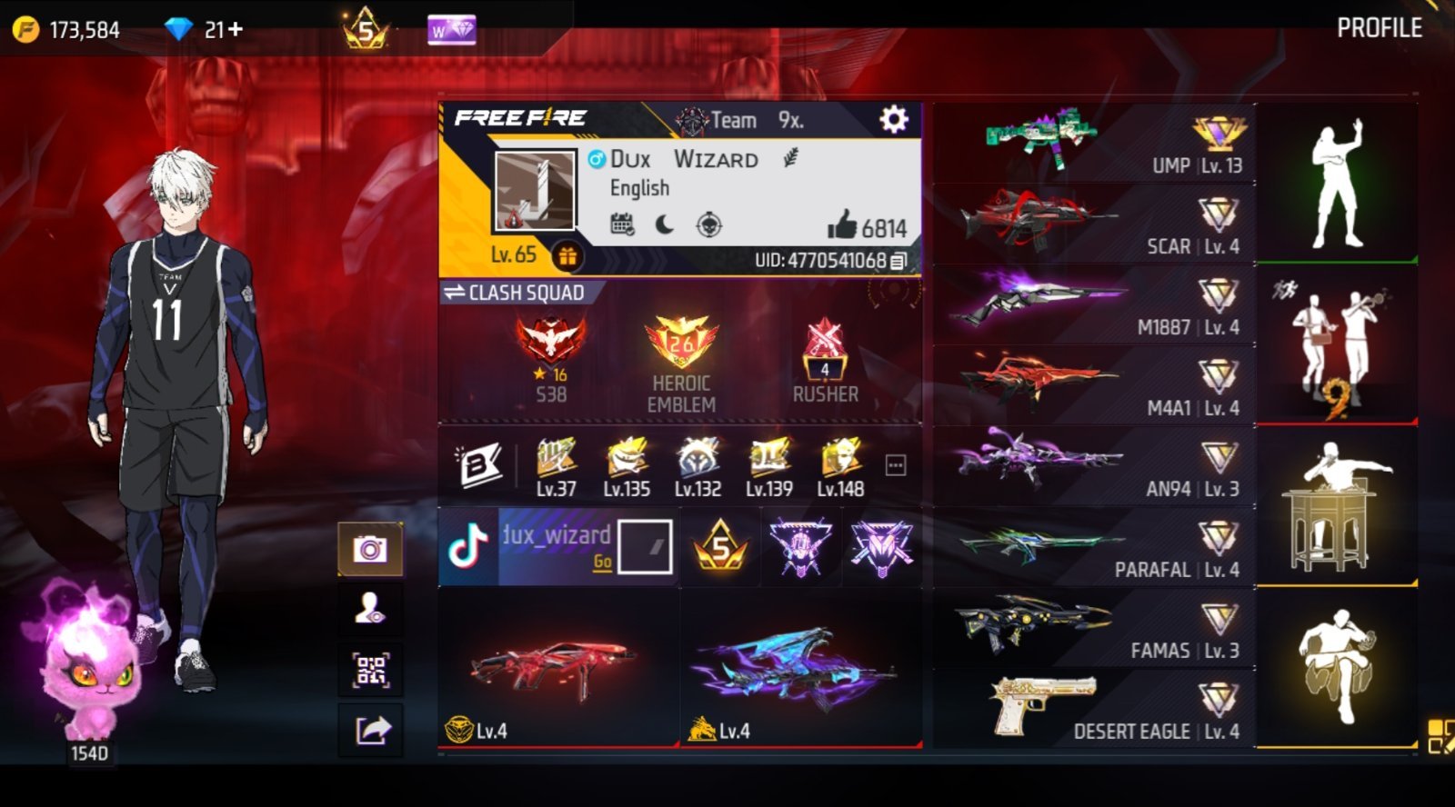LEVEL 65 | 10 EVO GUN 🔥 | GOLDEN PROFILE 👑