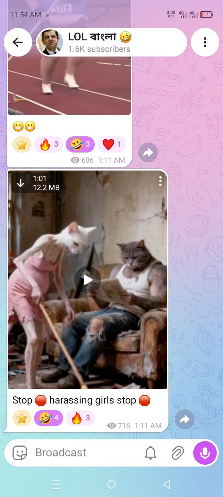 Telegram channel sell