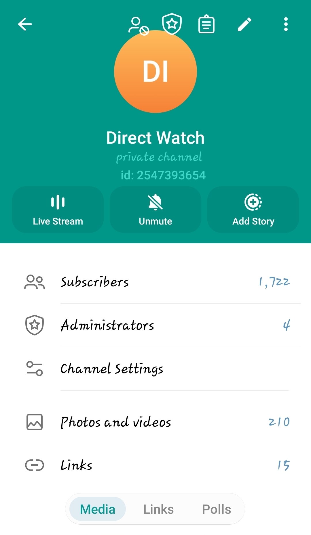 Adults Channel Active Members