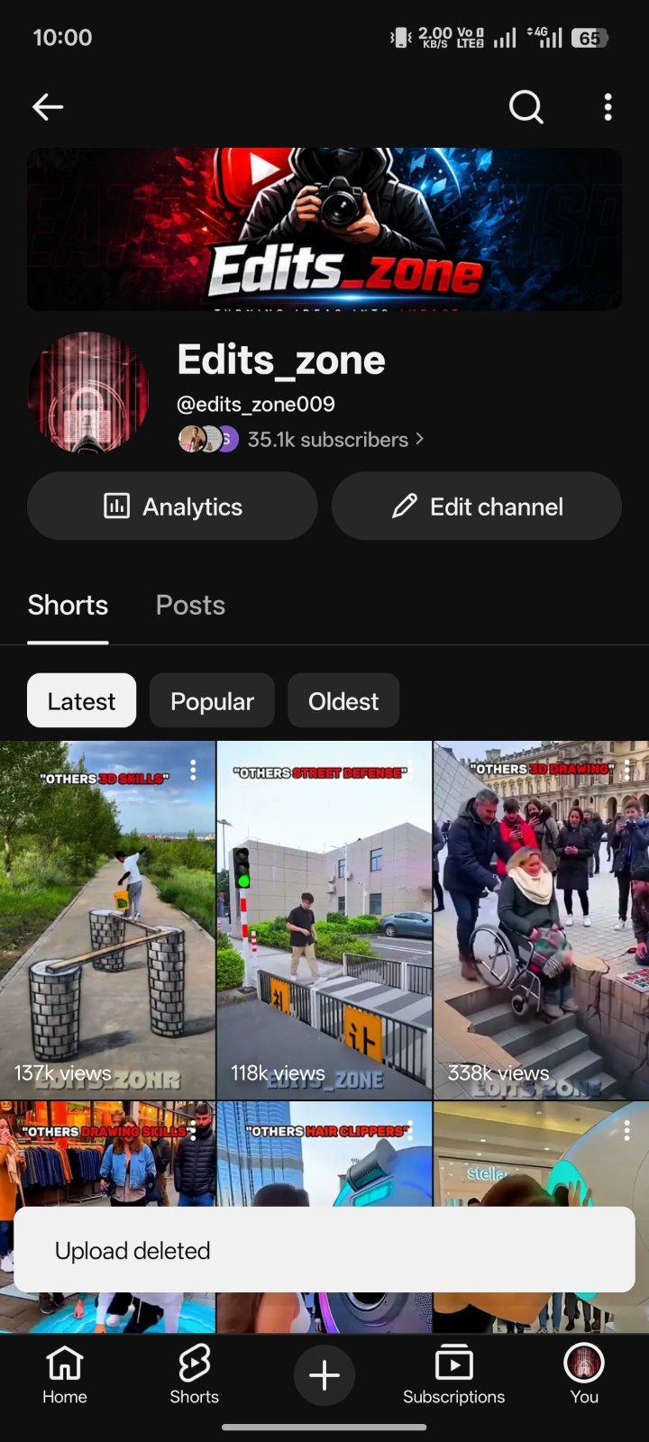 34k subscriber YouTube channel sell for emergency