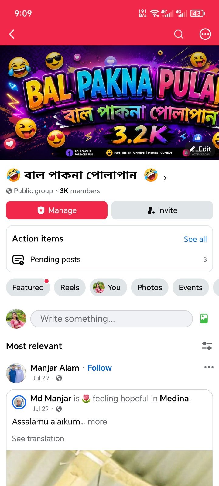 3k+ members, group age 7yrs+