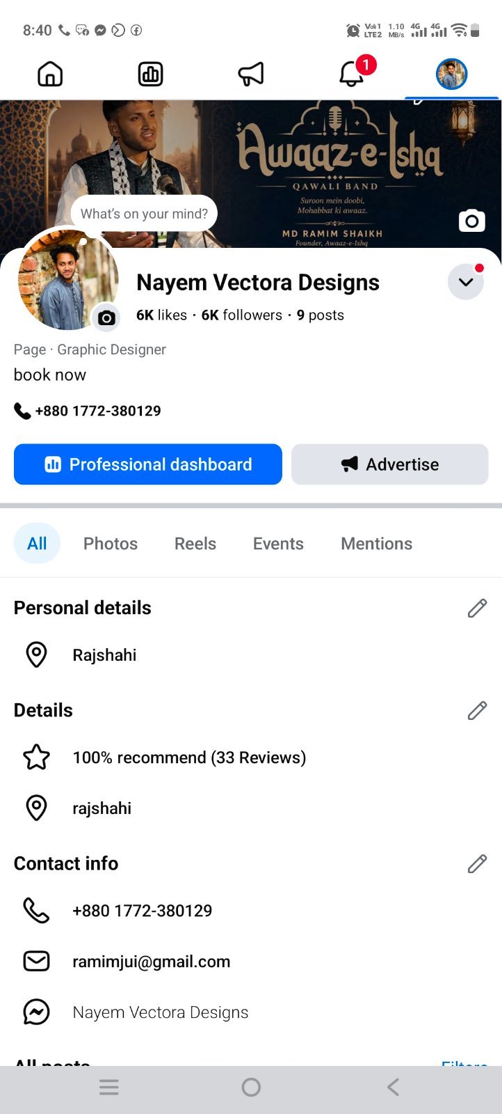6k page followers