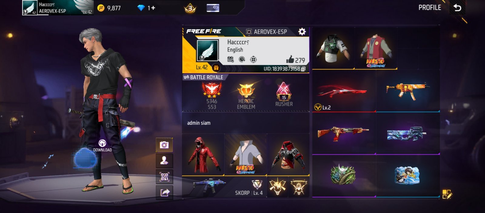 low budget Free fire id emergency sell