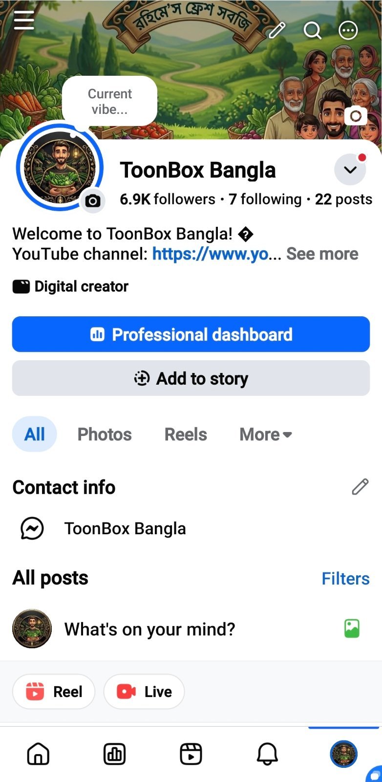 Facebook page - 6.9k followers, 3.8K Likes Entertainment Facebook Page for Sale