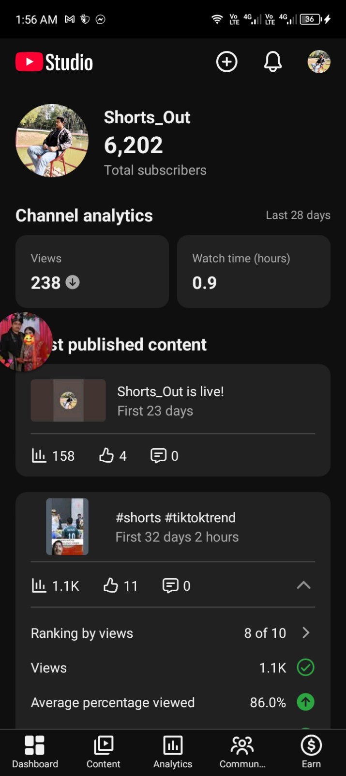 Shorts Out Channel Name 6000 Subscribers
