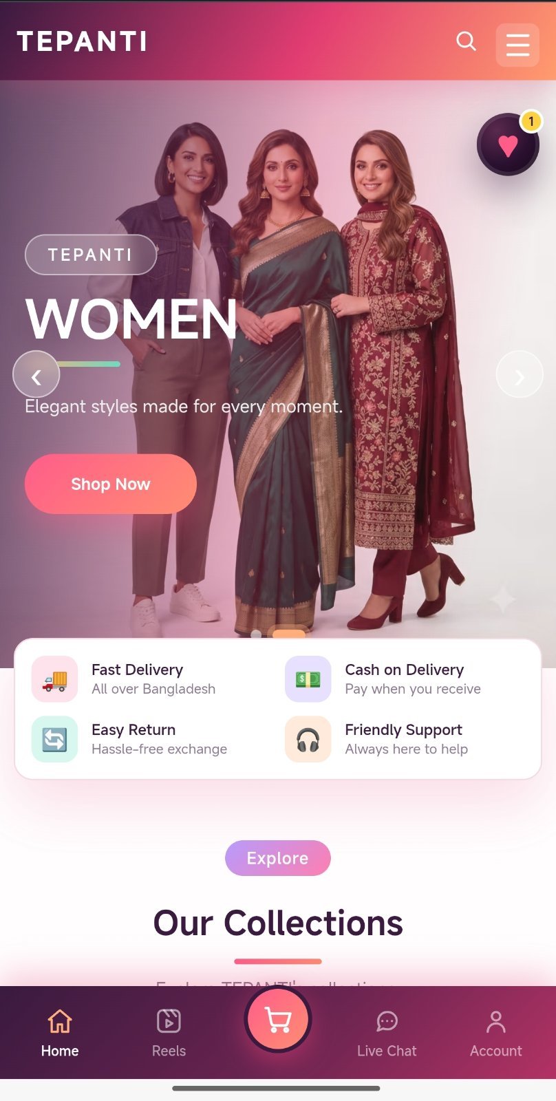 Personal Cloth Banding E-commerce Website - Only PHP Script