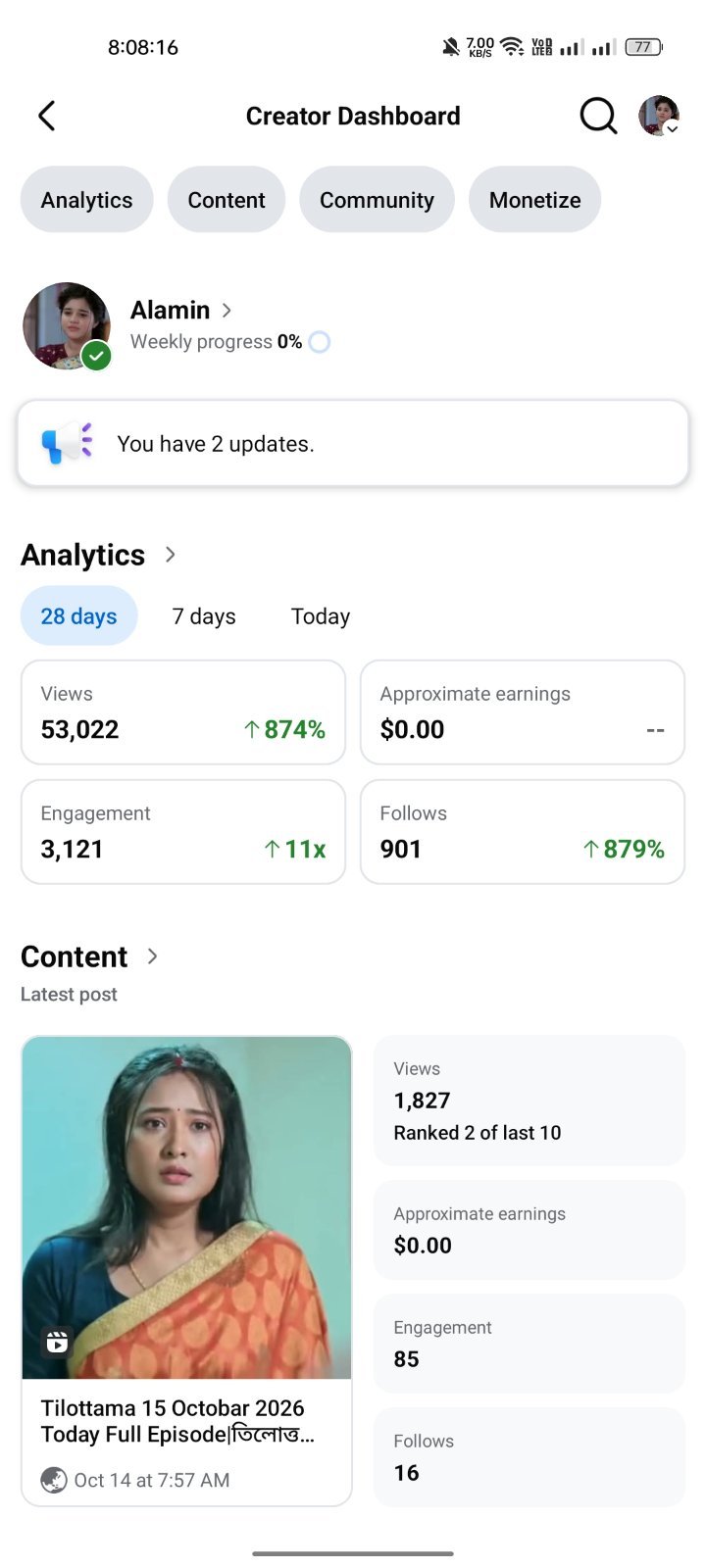 Alamin 13K Organic Follower