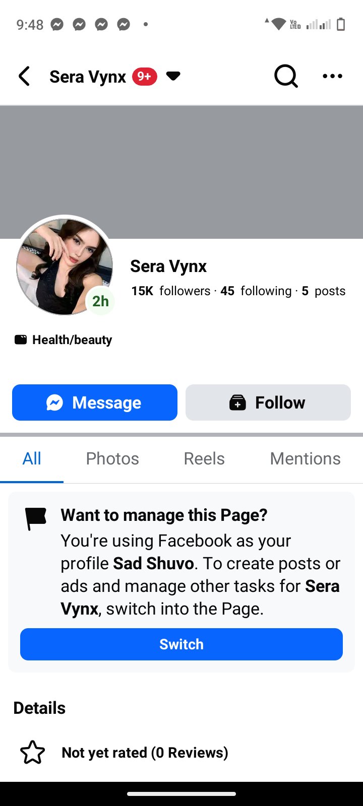Facebook Page Full Frash No Isu