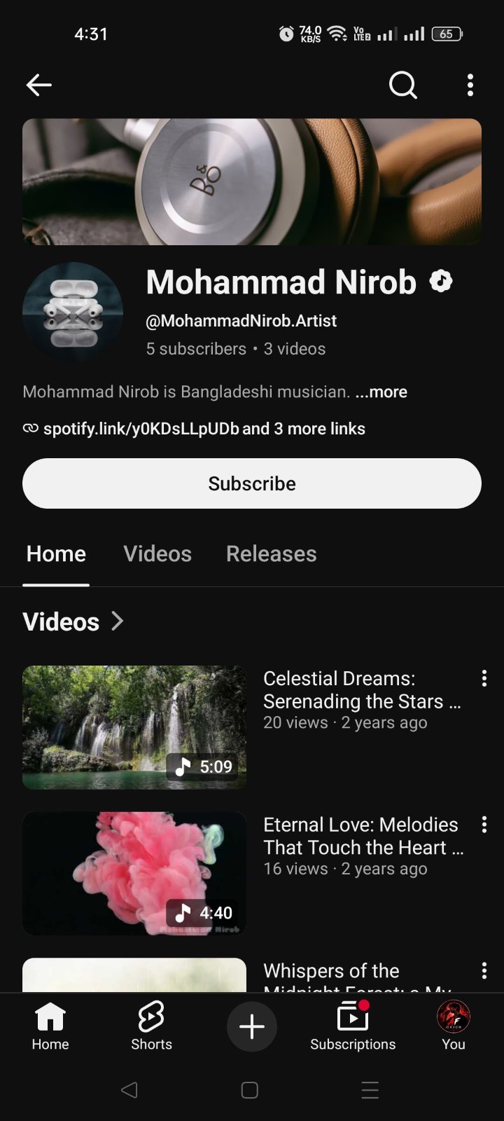 Mohammad Nirob - Artist Verified Channel OAC
