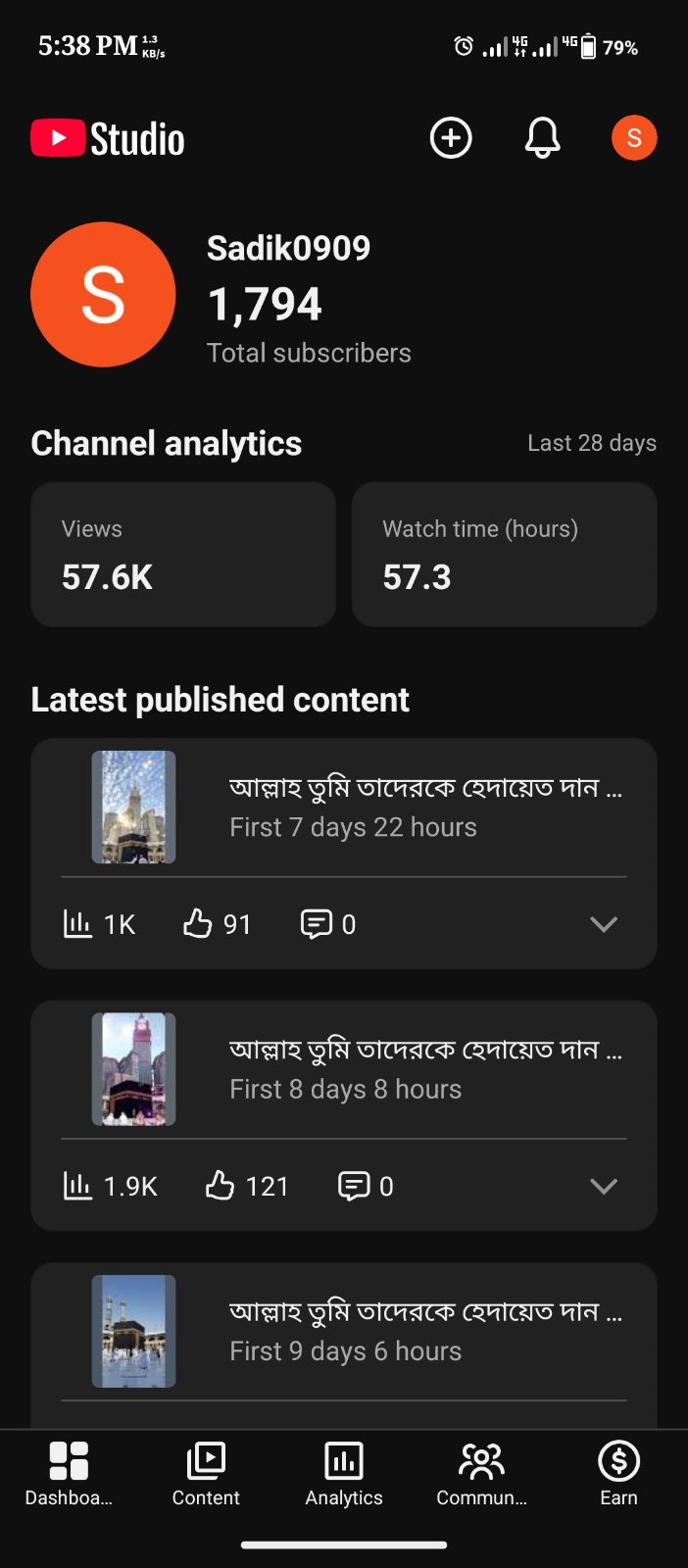 YouTube Channel - Sadik0909
