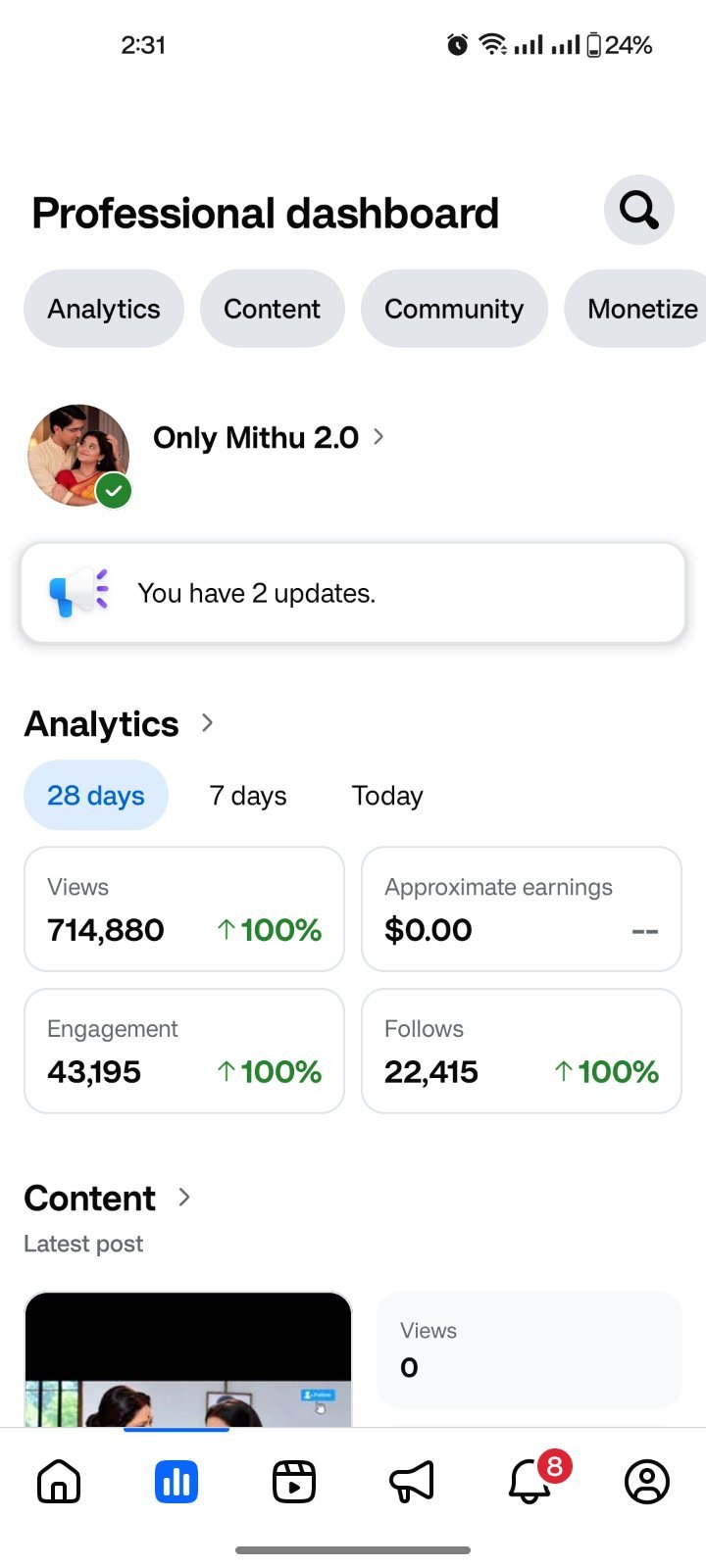 22k Follower Page Sell Only 1200 Taka