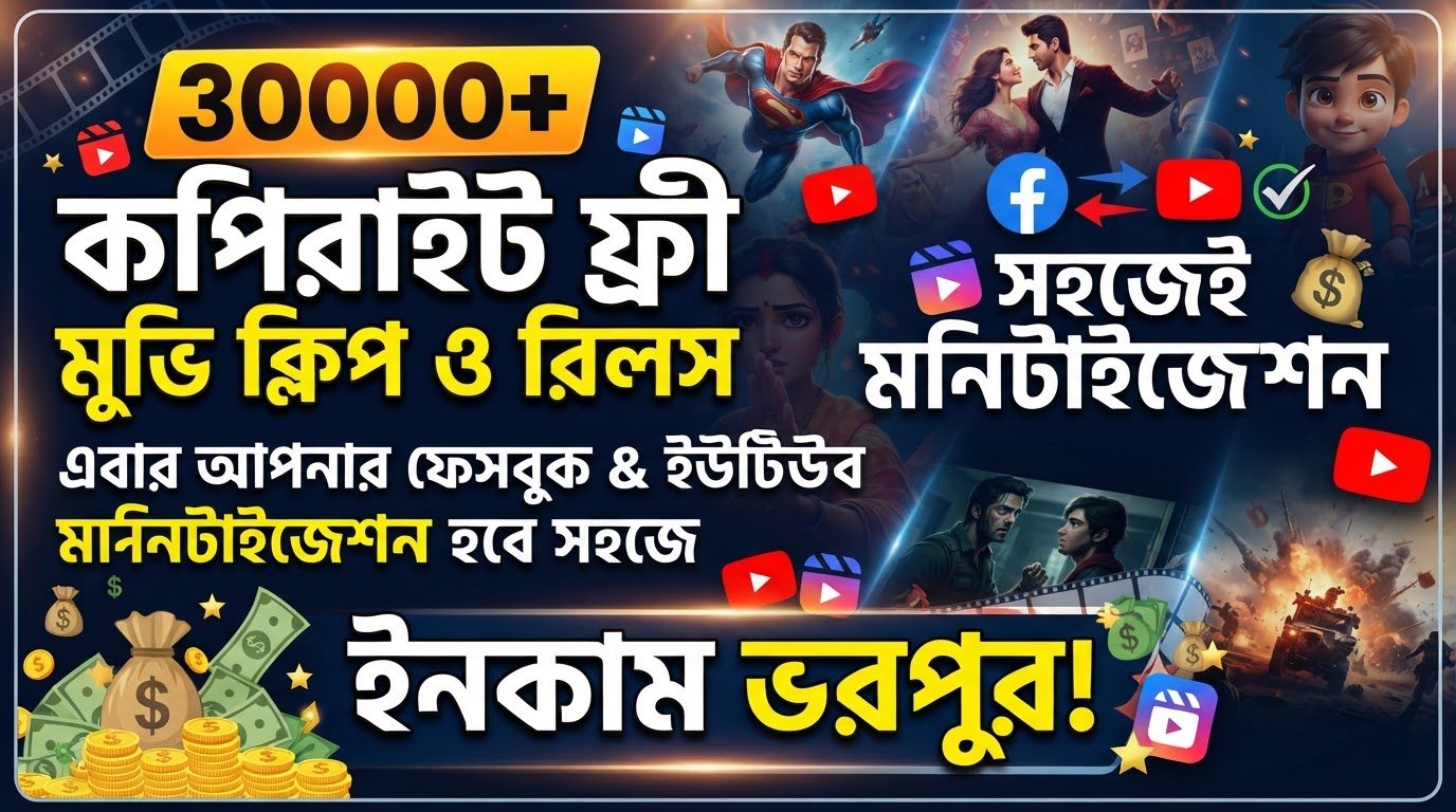 কপিরাইট ফ্রী ভিডিও রিলস