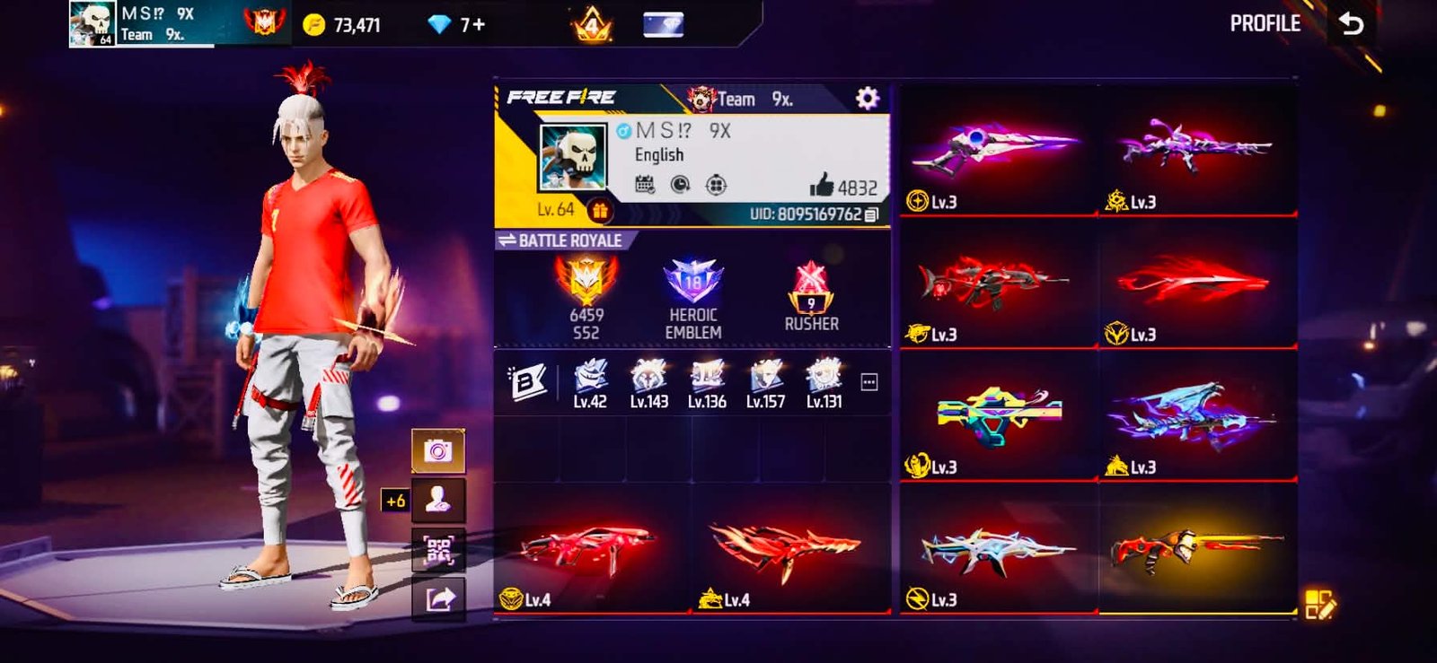 🔥 𝐋𝐞𝐯𝐞𝐥 𝟔𝟒 | 𝟏𝟎 𝐄𝐯𝐨 𝐆𝐮𝐧 | 𝐏𝐫𝐢𝐦𝐞 𝟒 | 💰 𝐂𝐨𝐦 𝐓𝐚𝐤𝐚𝐲