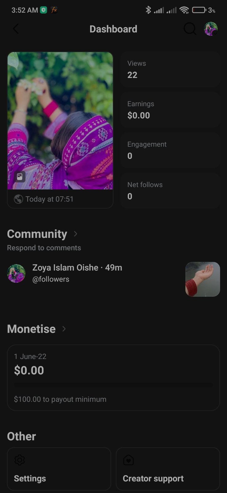 6.2k follower Active Facebook profile Star Monitaization on