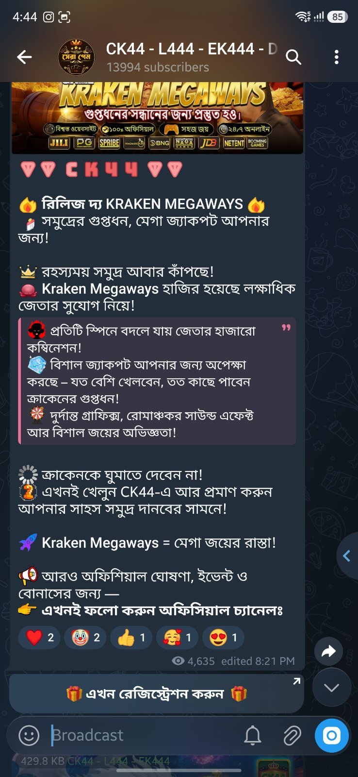 Telegram Channel Monetized- 13.9k Subscribers