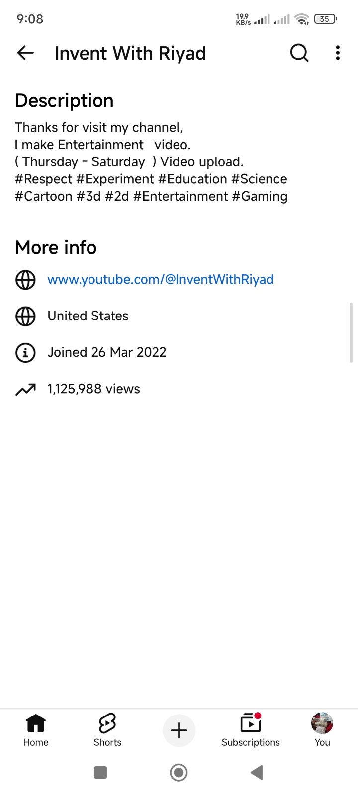 YouTube channel sell