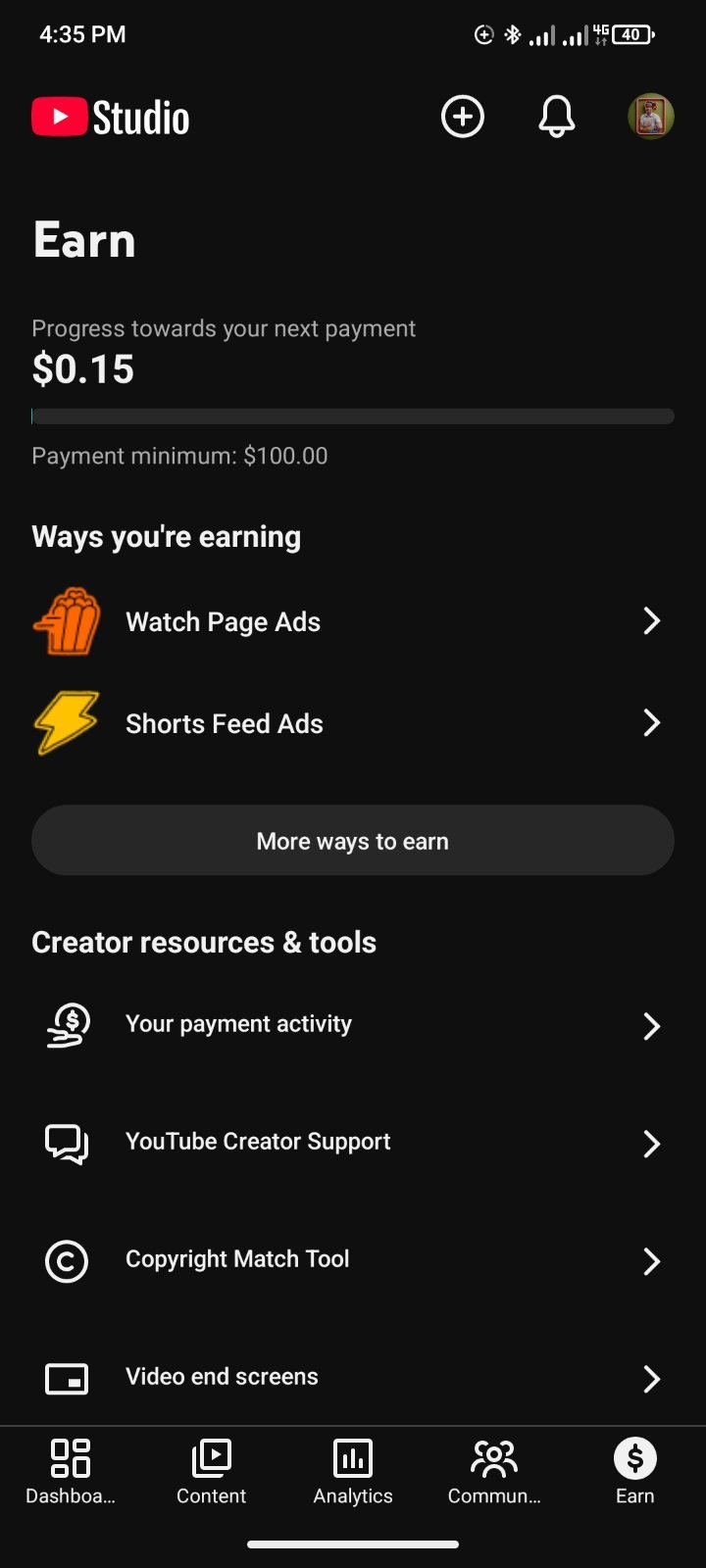 Youtube monetization on