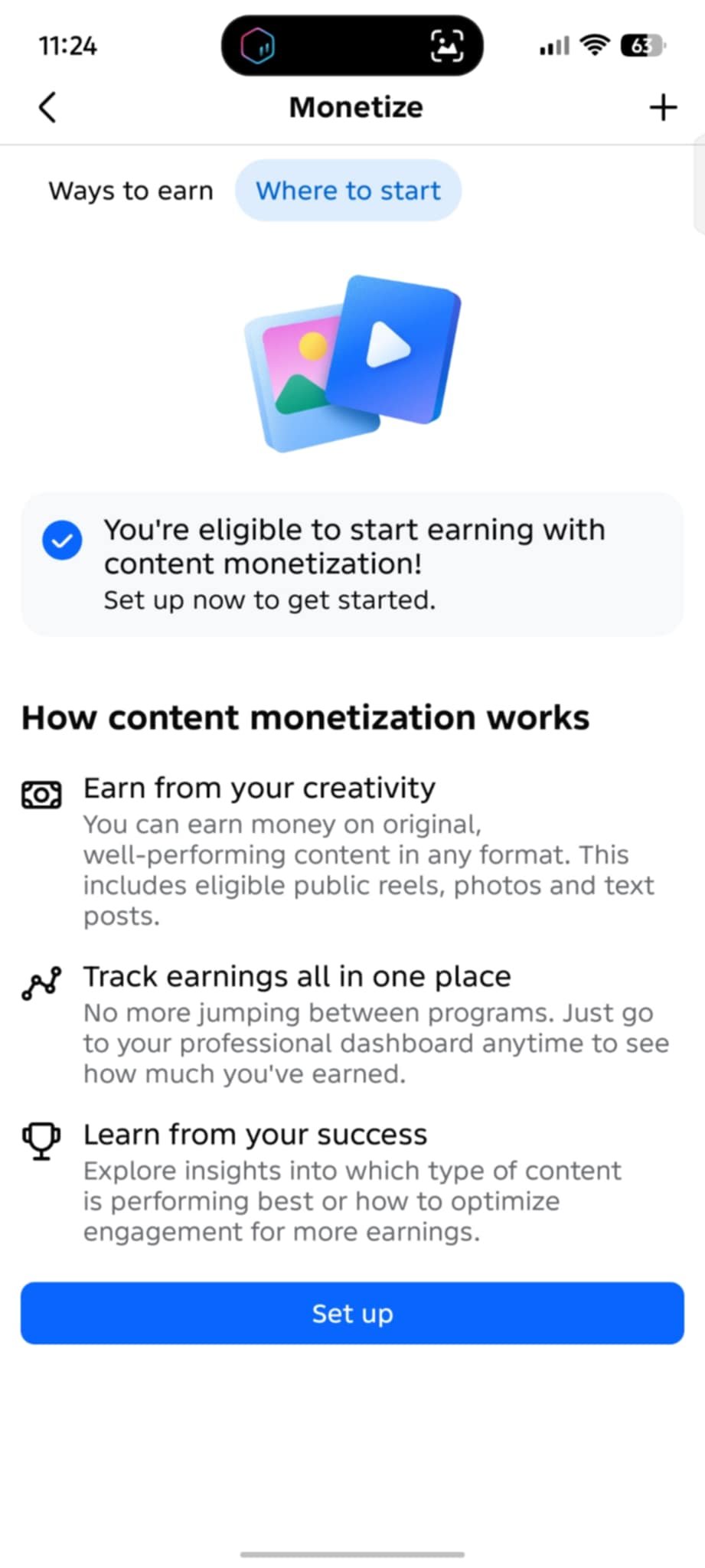Cm setup page sel hobe