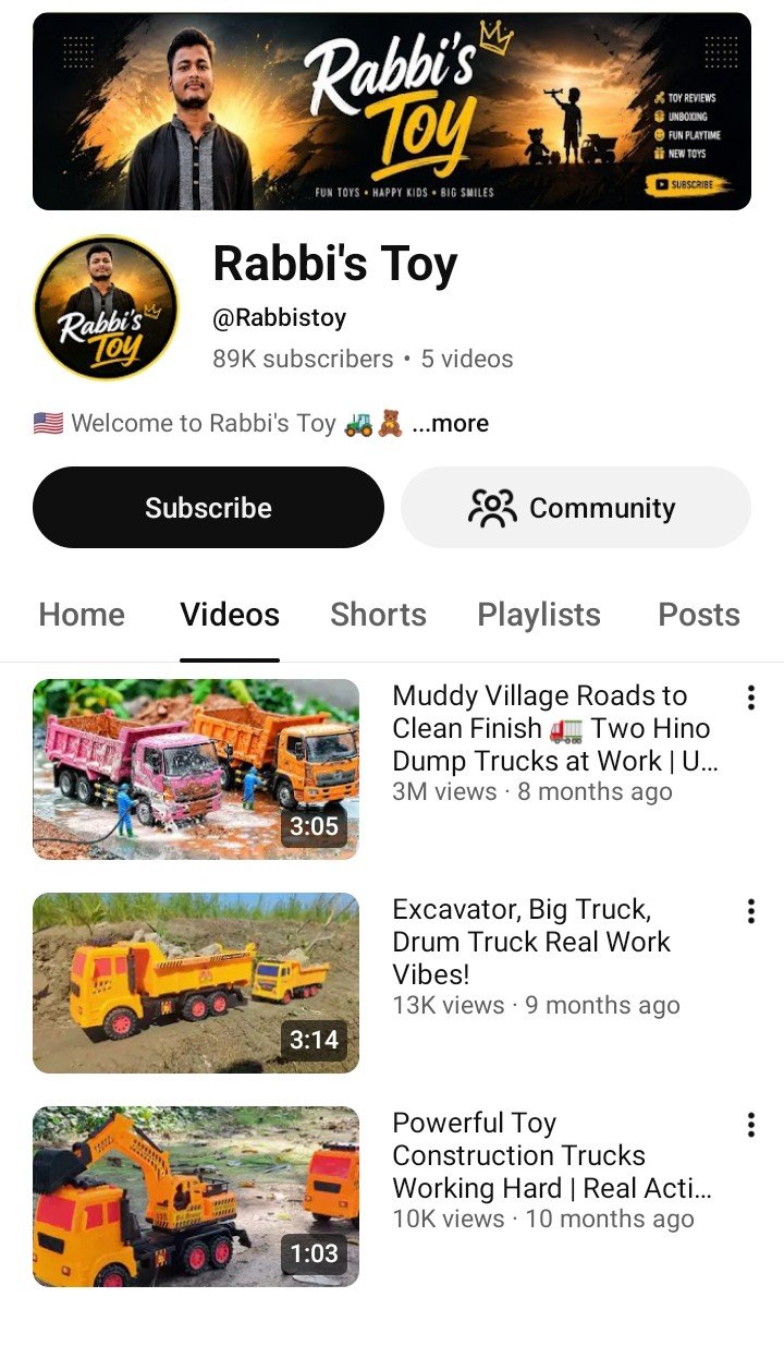 Welcome to my YouTube Channel