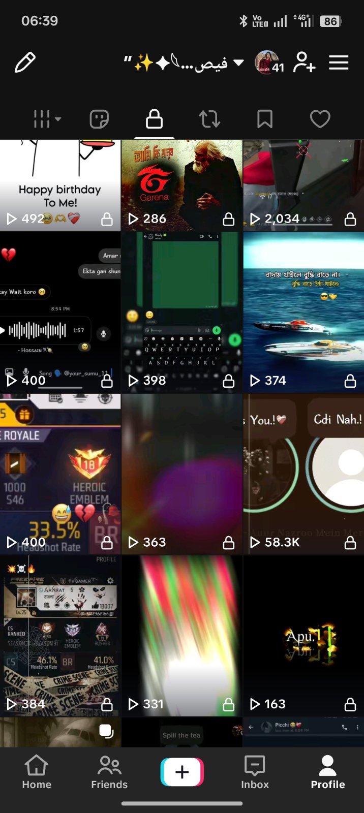 TikTok — 1.6K Followers, 213K Likes | Gaming + Caption
