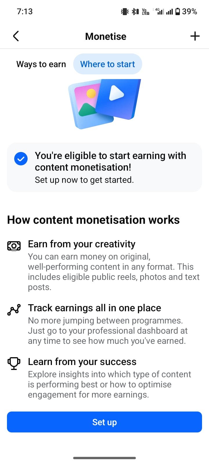 Serial cm setup page available