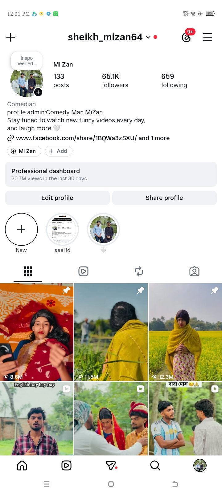 Instagram Id sel