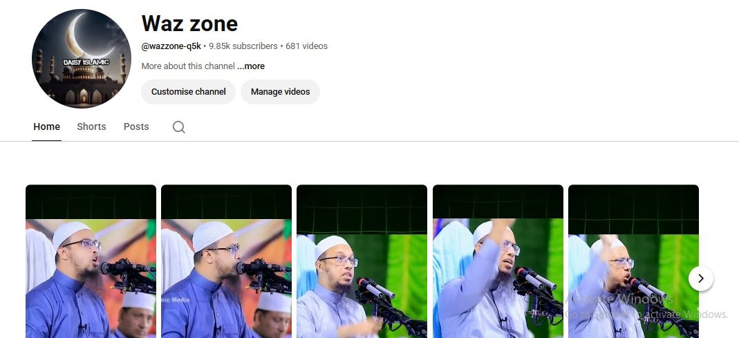 waz channel 9850+ sub