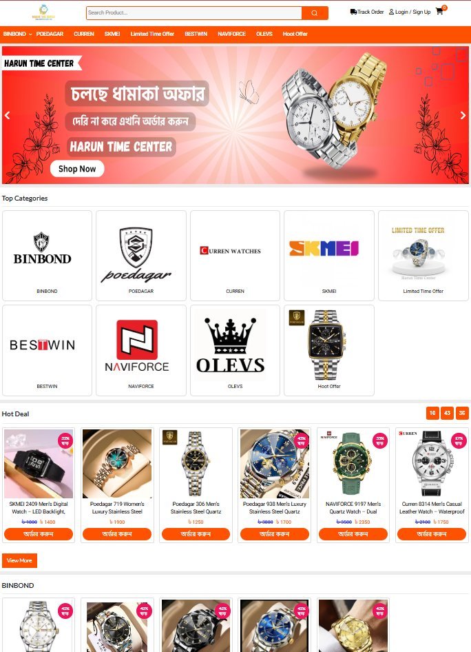 Laravel E-commerce Website (Modern Dynamic Version)