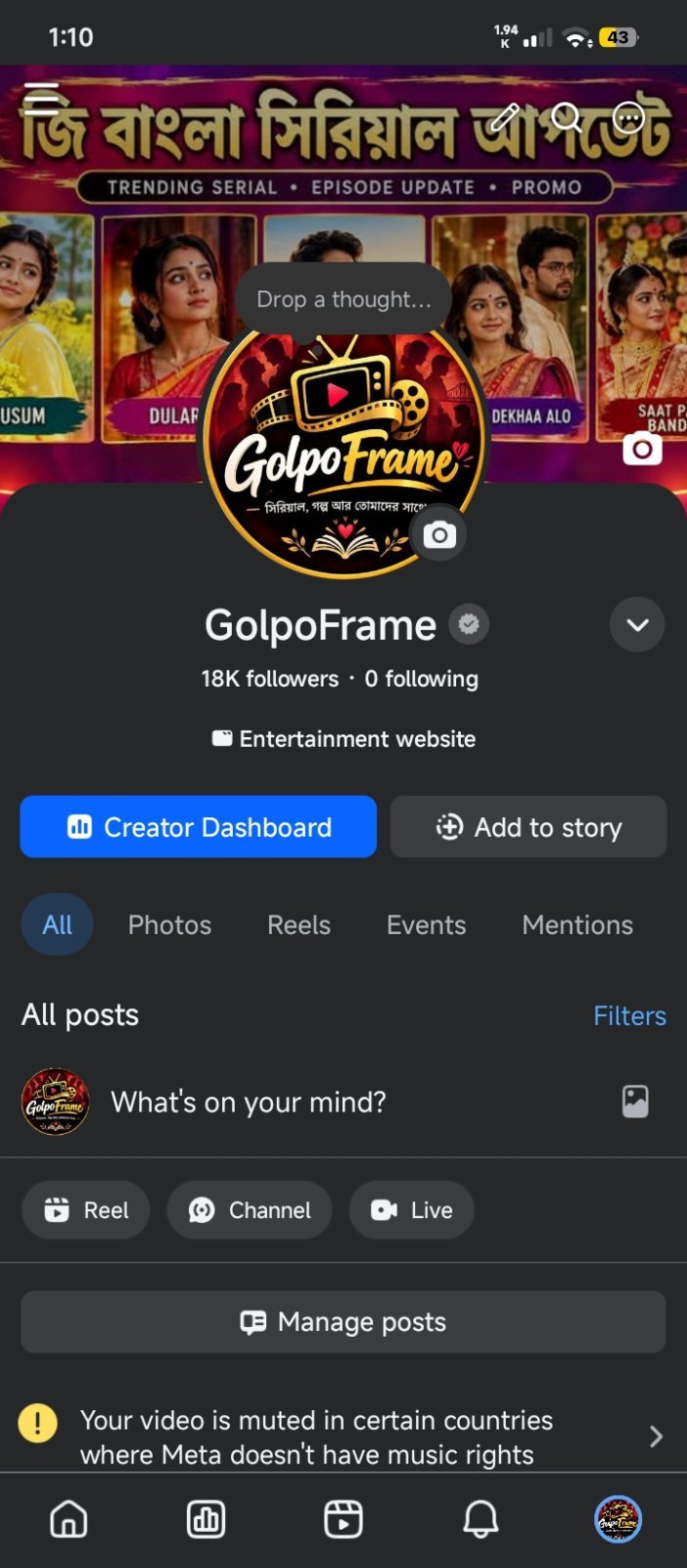 18.5K Follower High Rich Page