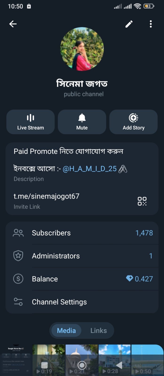 Teligram Cenel sell
