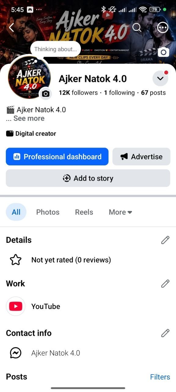 Facebook Page 12.5K Followers