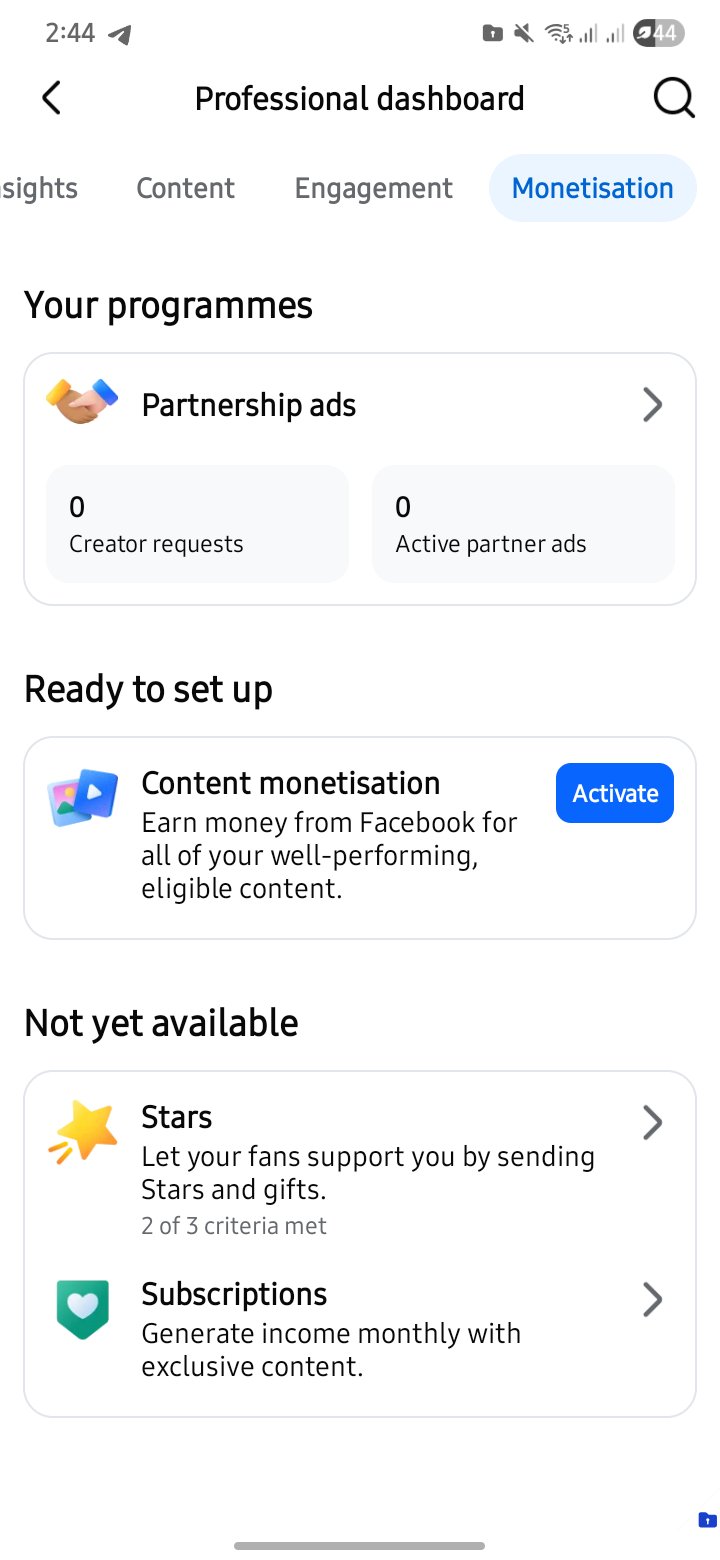 Monetize Page – 5K Followers