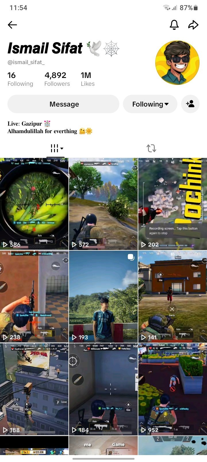 full running Tiktok account  🌼🫠