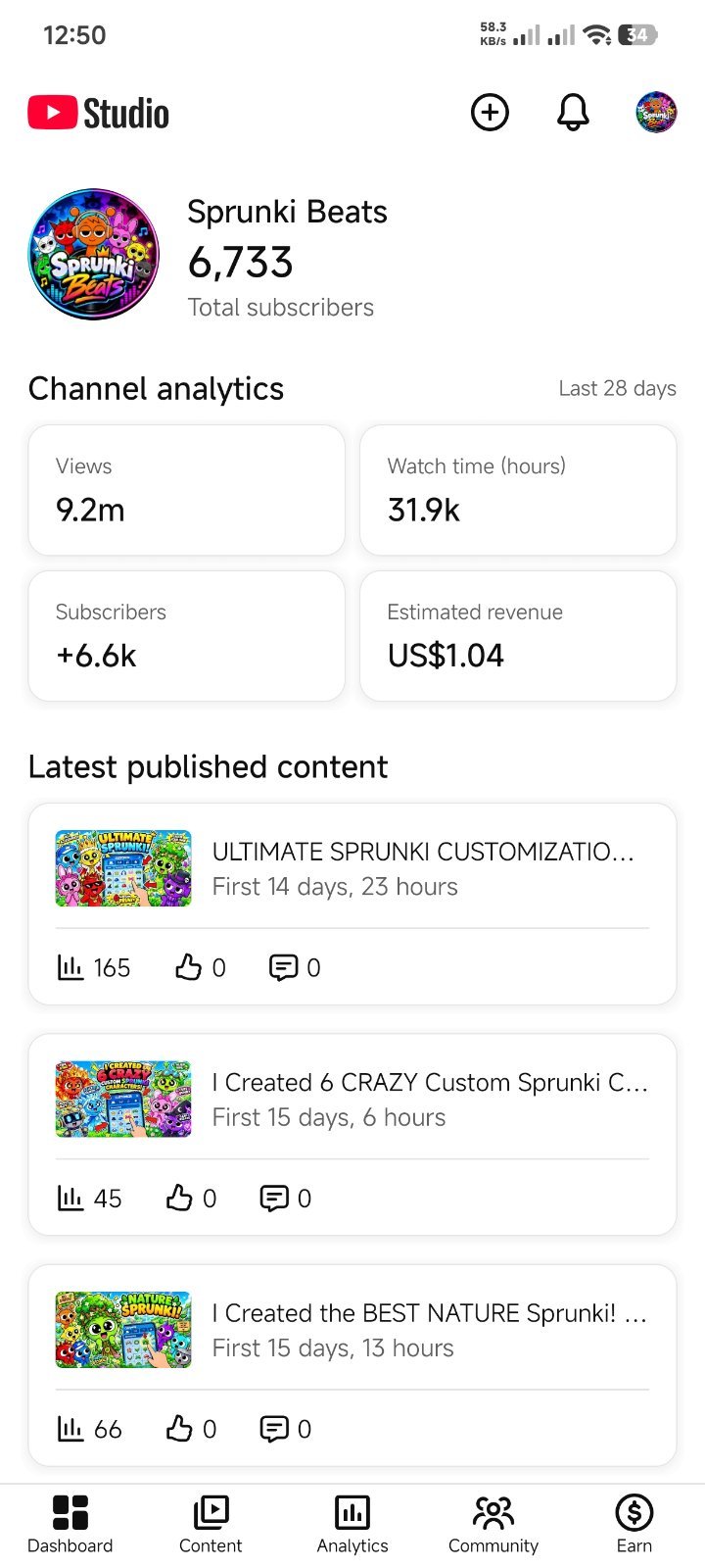 6k Subscriber Monetize Channel