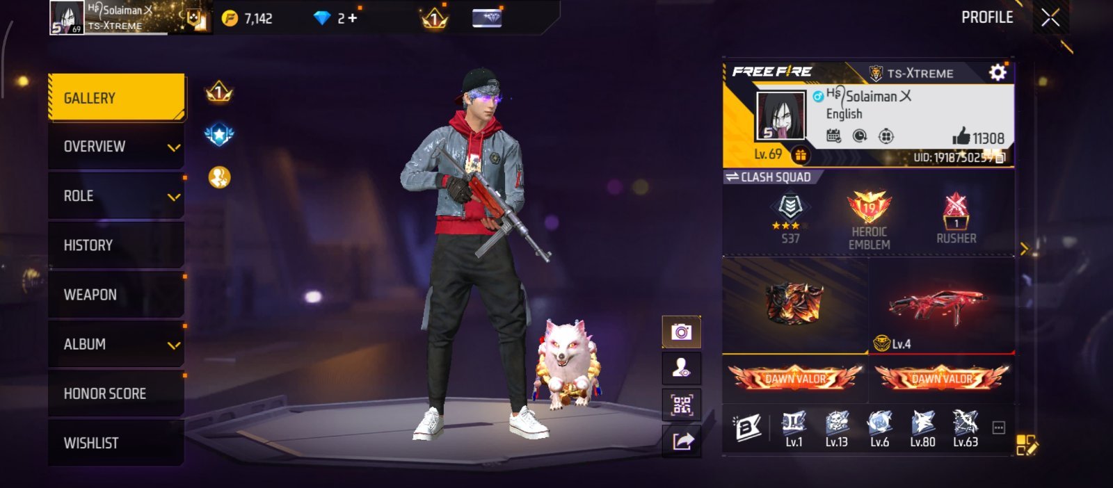 Old Free Fire id