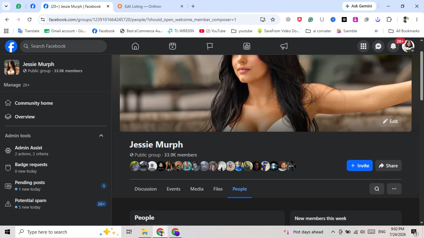 Facebook group 25K USA Mamber