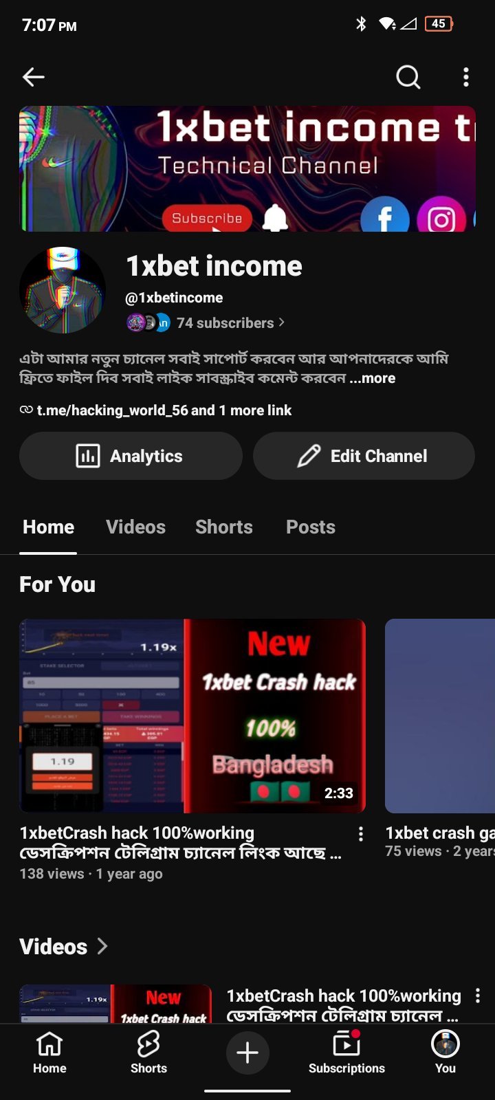1xbet income