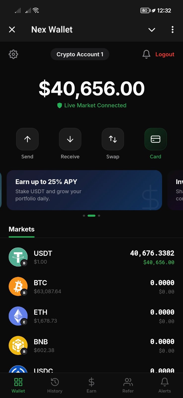 Wallet app . Like Trust wallet With admin panel